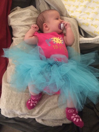 Required photo of baby. She may get the 240SX when she is older.